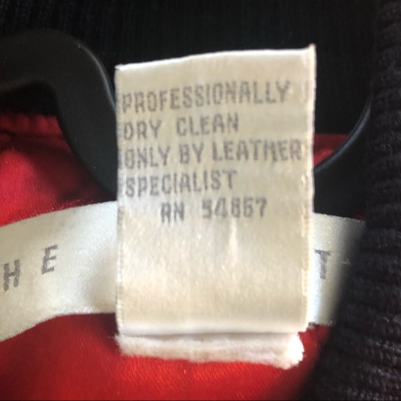 90's The Limited International Wool and Leather Varsity Jacket - Picture 8 of 9